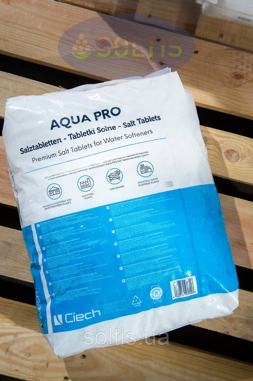 Таблетована сіль QEMETICA/Ciech Машина 1т — мініатюра 7